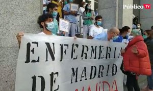 Las enfermeras dicen basta y se plantan ante Ayuso