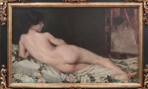 'Desnudo femenino', la obra de Aurelia Navarro expuesta en el Museo del Prado a raíz de la exposición 'Invitadas'.