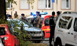 Dos días después del atentado, la Policía francesa actúa en Lyon por una agresión grave a un clérigo. - EFE
