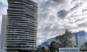 Edificio de la sede de Siemens Gamesa en Madrid. E.P./Eduardo Parra