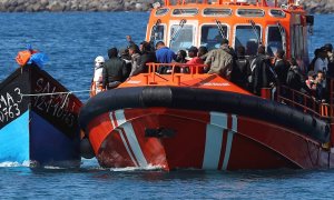 Salvamento Marítimo ha rescatado en las cercanías de las costas canarias a cuatro embarcaciones con al menos 170 ocupantes. Imagen de Archivo.