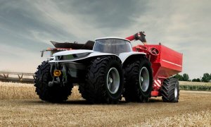 El tractor eléctrico del futuro: autónomo, modular y alimentado por hidrógeno y baterías