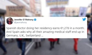 "Y preguntan por qué todo su personal termina en Alemania...": una periodista británica, en shock al ver cuánto cobra un sanitario público en España