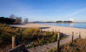 Playa de O Bao en Vigo.