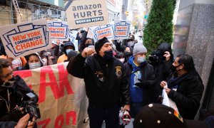 Protesta contra Jeff Bezos
