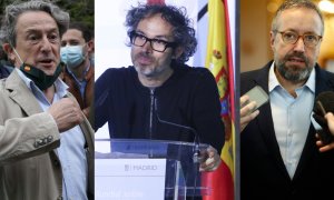 Hermann Tertsch, James Rhodes y Juan Carlos Girauta.