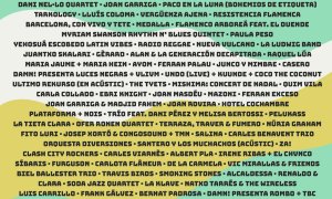 Cartell dels concerts de SalaCat.