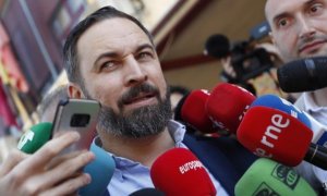 El presidente de Vox, Santiago Abascal