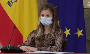 Leonor agradece la labor de los patronos de la Fundación Princesa de Girona