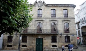 Fachada de la Casa Cornide, situada en la Ciudad Vieja de A Coruña.