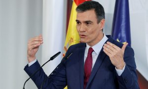 El presidente del Gobierno español, Pedro Sánchez, hace balance del año tras la última reunión del Consejo de Ministros de 2020.