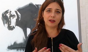 Serena Tinari, periodista de investigación para la Swiss Broadcasting Corporation, cofundadora de la ONG de información sanitaria Re-Check e impulsora de la campaña #JournalistsSpeakUpForAssange.