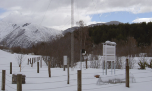 Estación meteorológica del Clot de la Llança, en el Pirineo catalán.