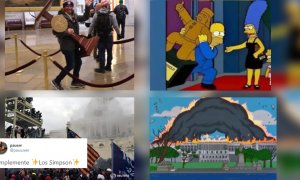 Los Simpson predicen lo imprevisible: la entrada al Capitolio ya no es sólo ficción