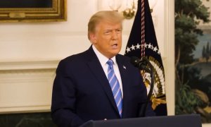 Trump condena la violencia y admite por primera vez su derrota