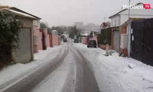 La Cañada Real: nieve y situación límite