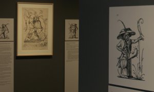 El mundo "onírico" y "grotesco" de Dalí se plasma en una serie de litografías