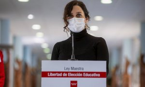 19/01/2021.- La presidenta de la Comunidad de Madrid, Isabel Díaz Ayuso.