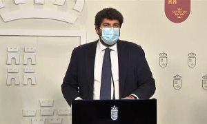 López Miras sobre la dimisión de su consejero de Salud: "Me toca decir adiós a un hombre admirable"