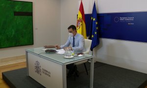 Sánchez participa en un Consejo Europeo sobre la pandemia