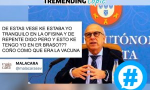 "La prueba de que la vacuna es segura es la cantidad de políticos que se la están poniendo sin tocarles turno"