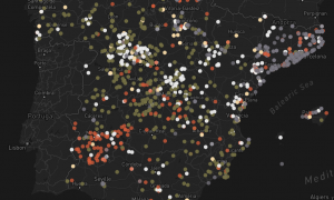 Imagen de todos los restos franquistas que quedan por España.