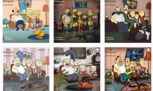 "¿Cómo serían los Simpson si se hubieran creado en la URSS?": el hilo viral de la familia más famosa del mundo dibujada con un trazo soviético