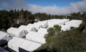 campamentos canarias migrantes la laguna