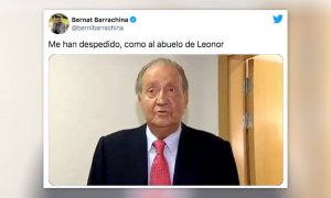 El guionista destituido de 'La Hora de La 1' responde con ironía: "Me han despedido, como al abuelo de Leonor"