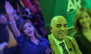 La falangista de "el judío es el culpable" es hija de un exedil del PP, con pasado ultra y tertuliano de Ana Rosa