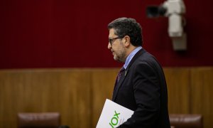 Francisco Serrano en el parlamento de Andalucía