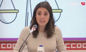 Irene Montero: "La suspensión de las manifestaciones criminaliza el feminismo"