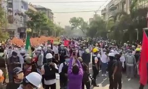 Nueva oleada de protestas en Myanmar contra el golpe de estado