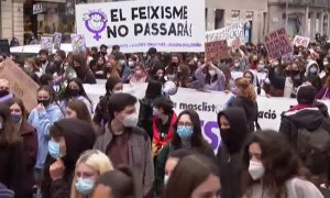 El feminismo toma las calles en un 8M con restricciones y sin manifestaciones en Madrid