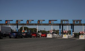 Peajes de la autopista Sevilla -Cádiz (AP-4). E.P./María José López