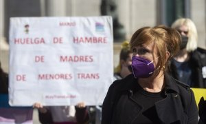 La presidenta de la Federación Plataforma Trans, Mar Cambrollé. En Madrid, a 10 de marzo de 2021.