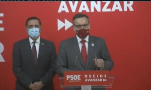 Conesa, secretario general del PSOE en la Región de Murcia: "No tienen vergüenza, la ciudadanía no olvidará esta traición"