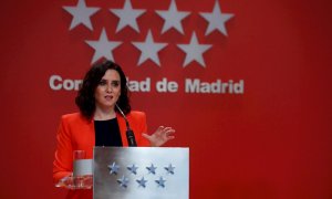 La presidenta en funciones de la Comunidad de Madrid, Isabel Díaz Ayuso.