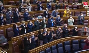 El momento en el que el Congreso ha dado el 'sí' definitivo a la Ley de Eutanasia