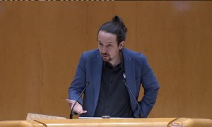 Iglesias: "Hay quien plantea una suerte de independencia de Madrid para no cumplir las leyes"