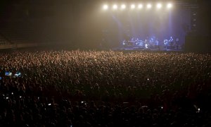 Love of Lesbian, en el palau Sant Jordi de Barcelona.