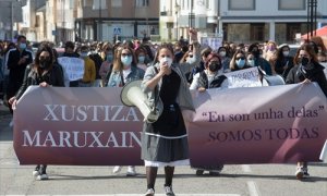 Manifestación en apoyo a las 87 mujeres que en 2019 fueron grabadas “sin autorización”.