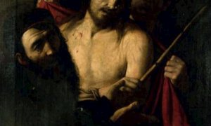 Imagen para ilustrar la noticia que acompaña. - La pintura atribuible a Caravaggio con el título 'Ecce Homo'.