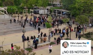 Pinchazo de Vox en un acto en un barrio obrero de Madrid: "Este es el camino, llevarlos a la irrelevancia"