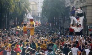 Manifestació del 25 d'abril de fa un anys