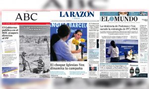 Las portadas de la prensa de derechas tras los insultos de Monasterio: 'El Mundo' y 'La Razón' culpan también a Iglesias y 'Abc' saca a Venezuela