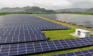 Planta fotovoltaica Llanos del Sur, cerca de Choluteca (Honduras,) la primera instalación solar de Ecoener fuera de España.