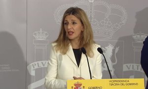 Yolanda Díaz: "Vamos a agotar la legislatura, el presidente y yo vamos a cuidar esta coalición"