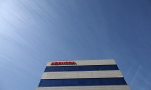 Edificio de la sede de la empresa andaluza Abengoa en Madrid. E.P./Eduardo Parra