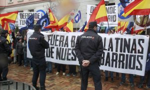 Foto de archivo de una manifestación neonazi en Madrid.